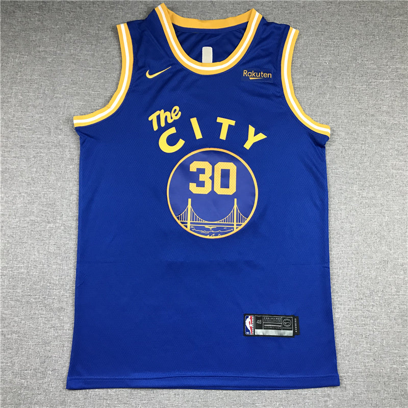 Golden State Warriors Stephen Curry #30 Classic City Edition Swingman - Embroidered Jersey