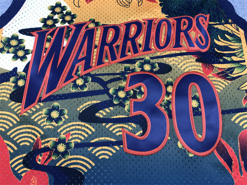 Golden State Warriors Stephen Curry #30 Year of the Rabbit City Edition Swingman - Embroidered Jersey