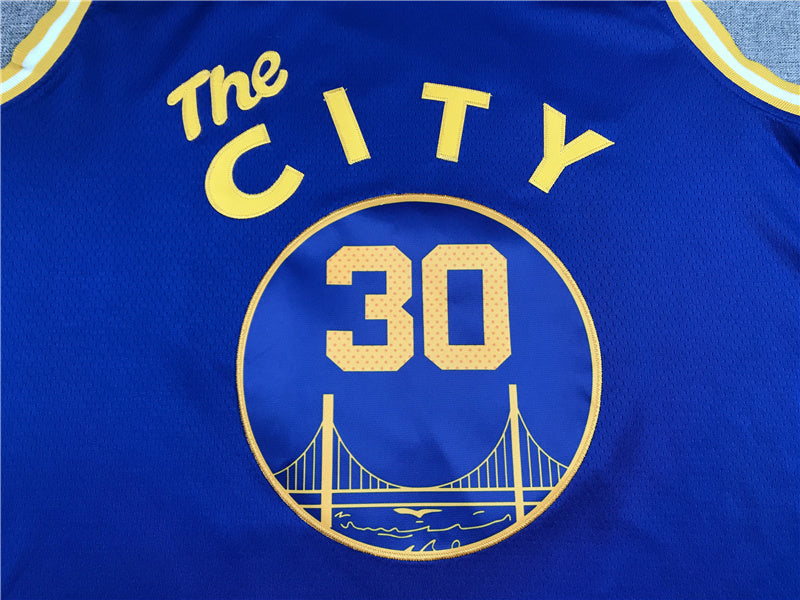 Golden State Warriors Stephen Curry #30 Classic City Edition Swingman - Embroidered Jersey