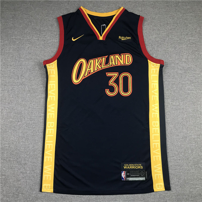 Golden State Warriors Stephen Curry #30 City Edition Swingman - Embroidered Jersey