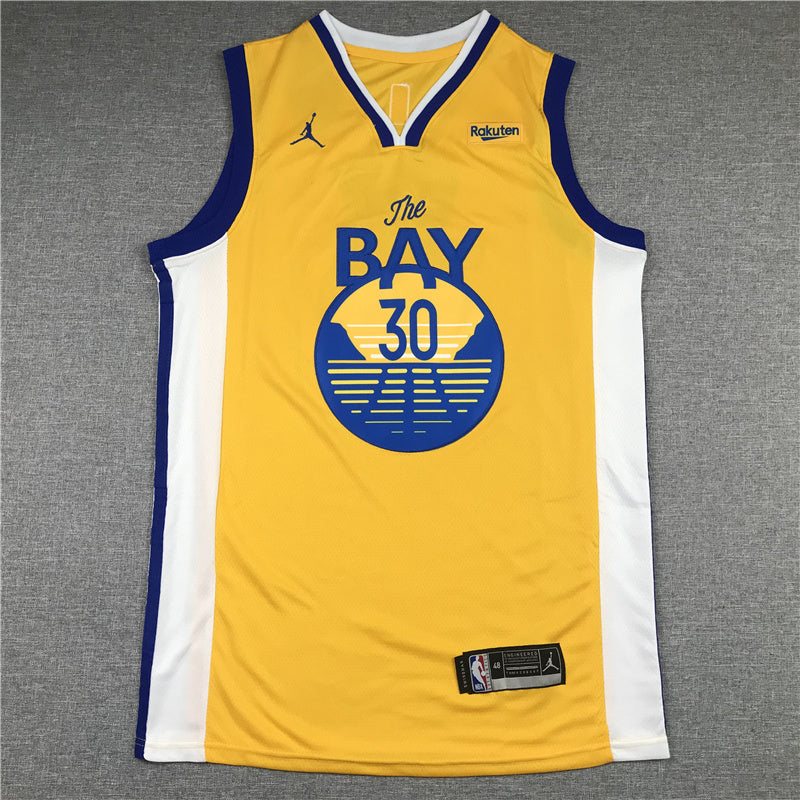Golden State Warriors Stephen Curry #30 Statement City Edition Swingman - Embroidered Jersey