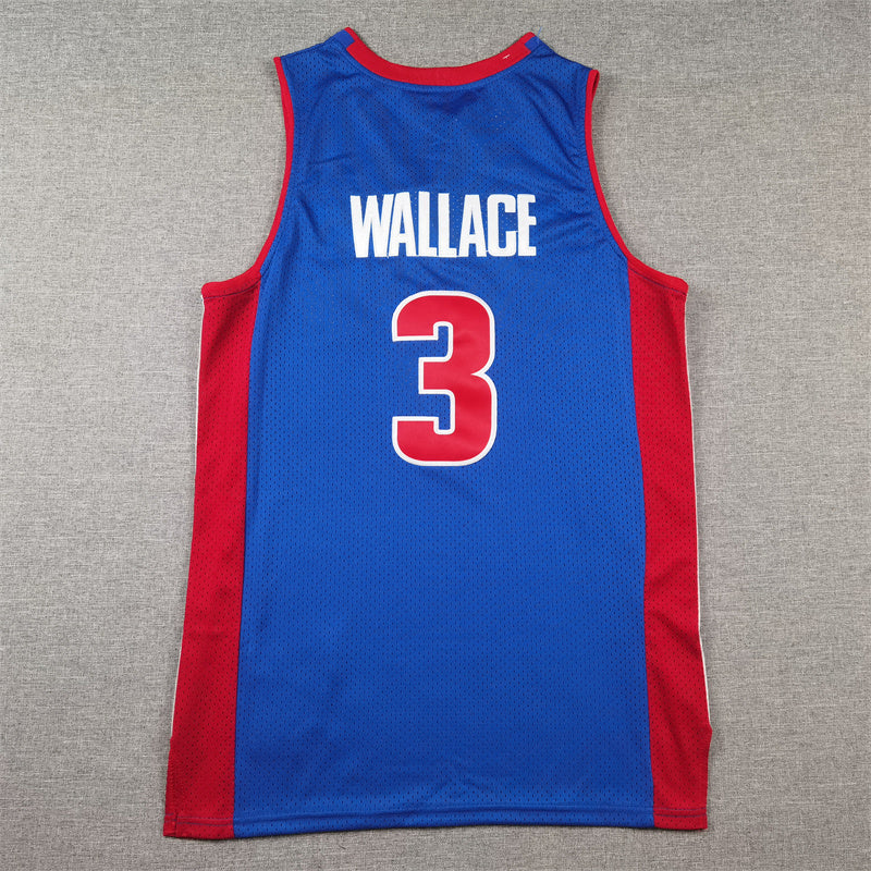 Detroit Pistons Ben Wallace #3 City Edition Swingman Jersey — Embroidered