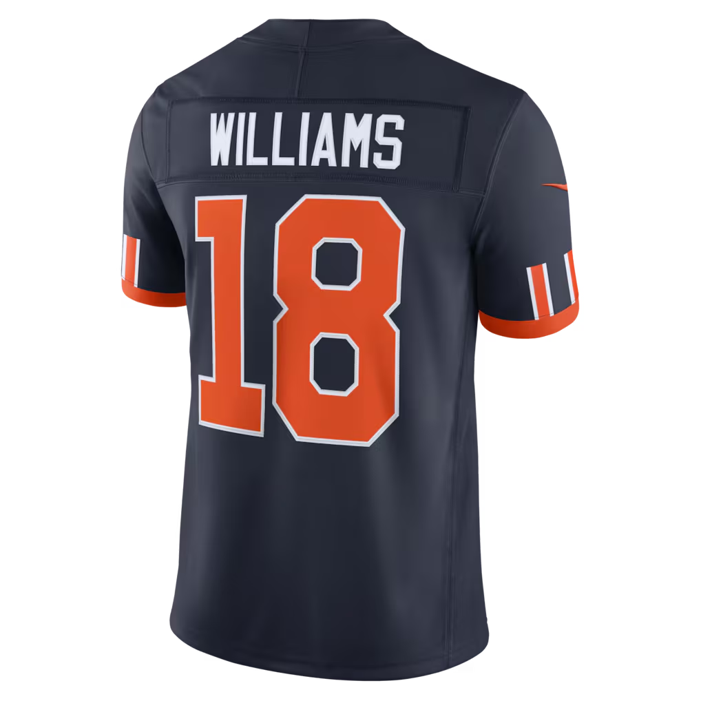 Men's Caleb Williams Chicago Bears #18  Rivalries Collection Limited Jersey