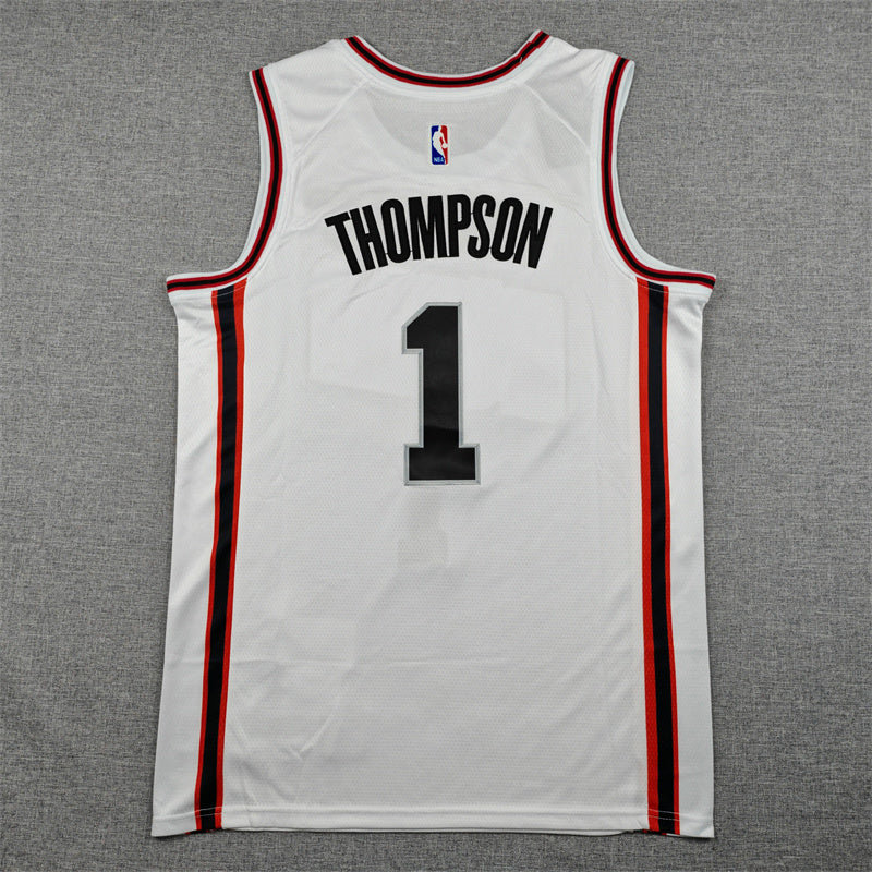 Houston Rockets Amen Thompson #1 2025 City Edition Swingman Jersey - Embroidered