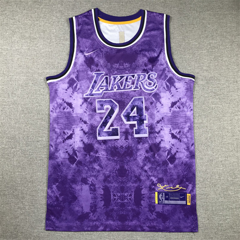 Kobe Bryant #24 Los Angeles Lakers City Edition Swingman Jersey - Embroidered