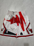 Chicago Bulls White Swingman Pocket Shorts