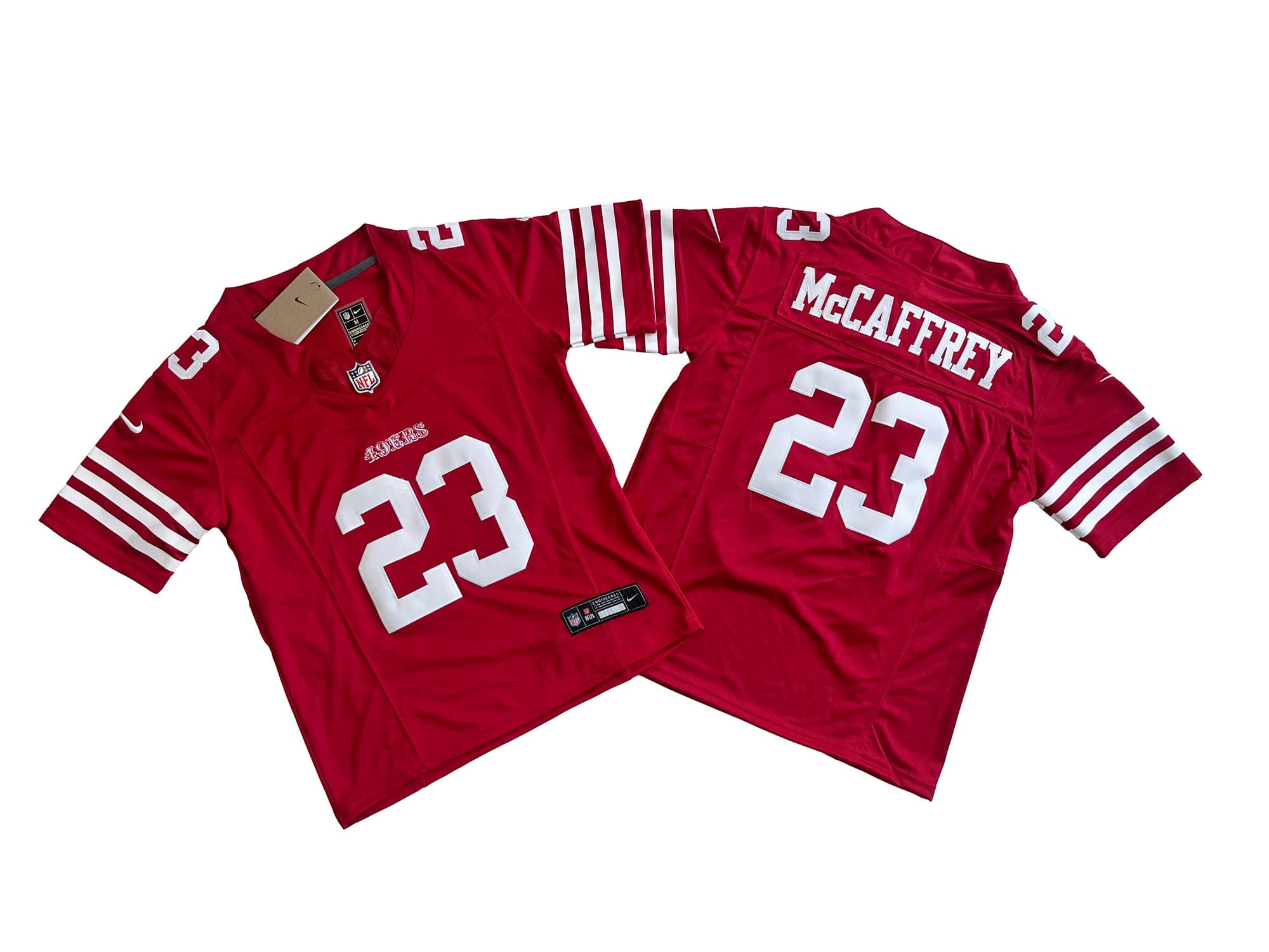San Francisco 49ers 23# Christian McCaffrey Youth  Vapor F.U.S.E. Limited Jers