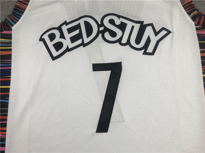 Brooklyn Nets Kevin Durant #7 2020 City Edition Swingman Jersey - Embroidered