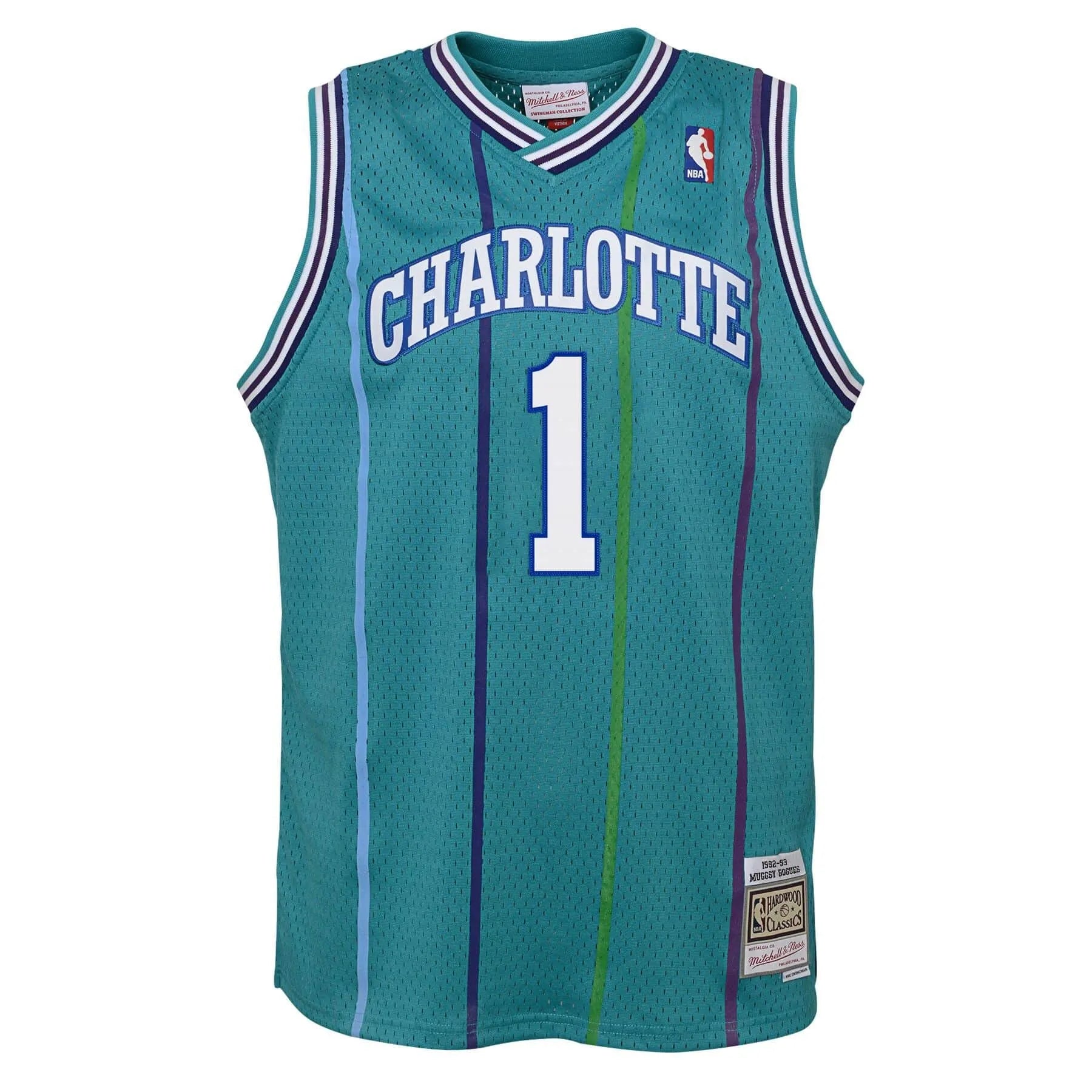 Muggsy Bogues Charlotte Hornets HWC Youth NBA Swingman Jersey