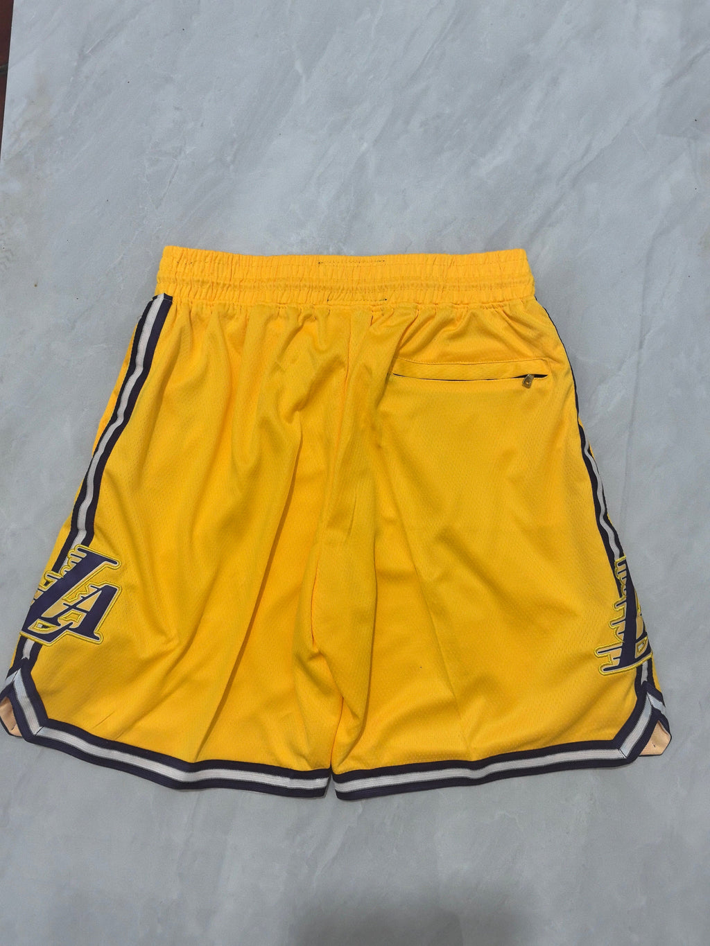 Los Angeles Lakers Yellow Fan Pocket Shorts