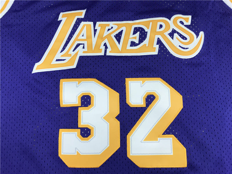 Magic Johnson Los Angeles Lakers #32 1984-85 Throwback Jersey