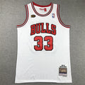 Chicago Bulls Scottie Pippen #33 1997-98 Finals Throwback-Embroidered Jersey