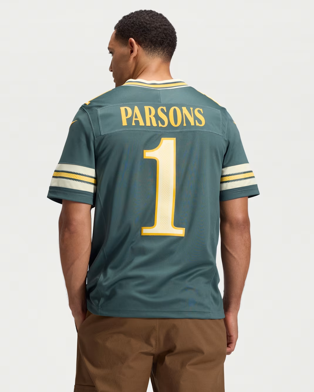 Men's Micah Parsons Green #1 Bay Packers Rivalries Collection Limited Jersey