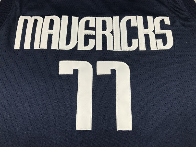 Dallas Mavericks Luka Doncic #77 City Edition Swingman Jersey — Embroidered
