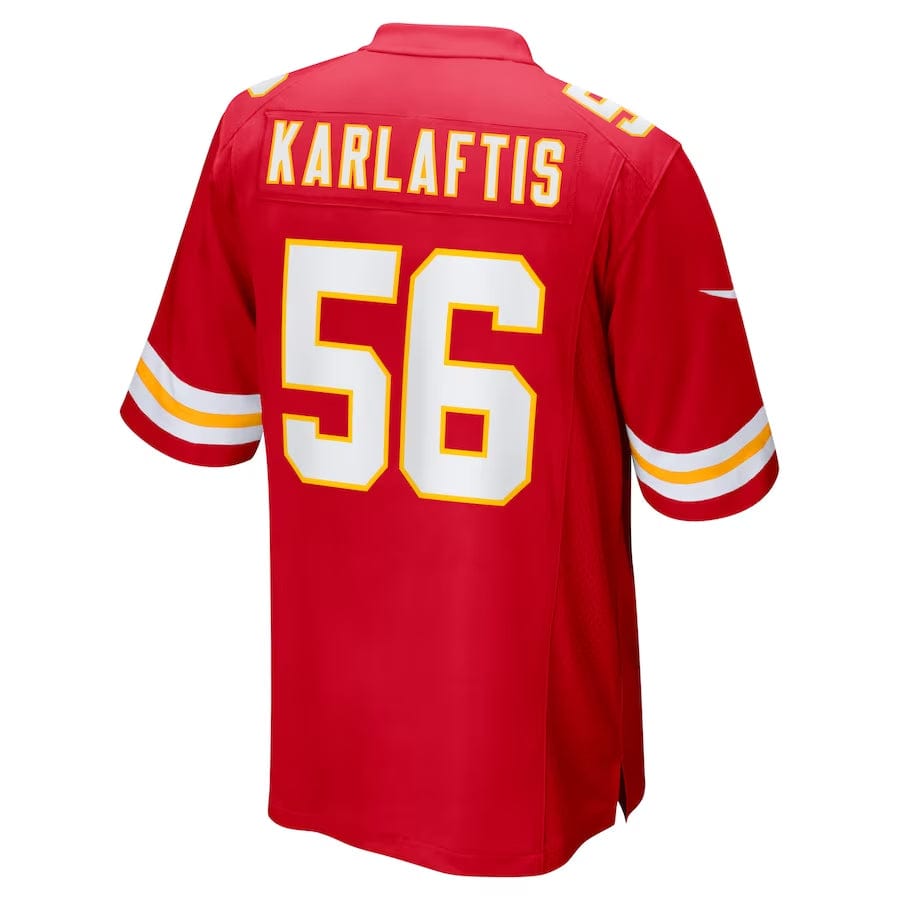 Men's George Karlaftis Kansas City Chiefs  Super Bowl LVIII Game Jersey - Red