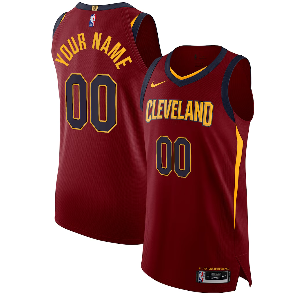 Custom Cleveland Cavaliers Player Edition Jersey