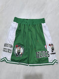Boston Celtics Green Pocket Shorts