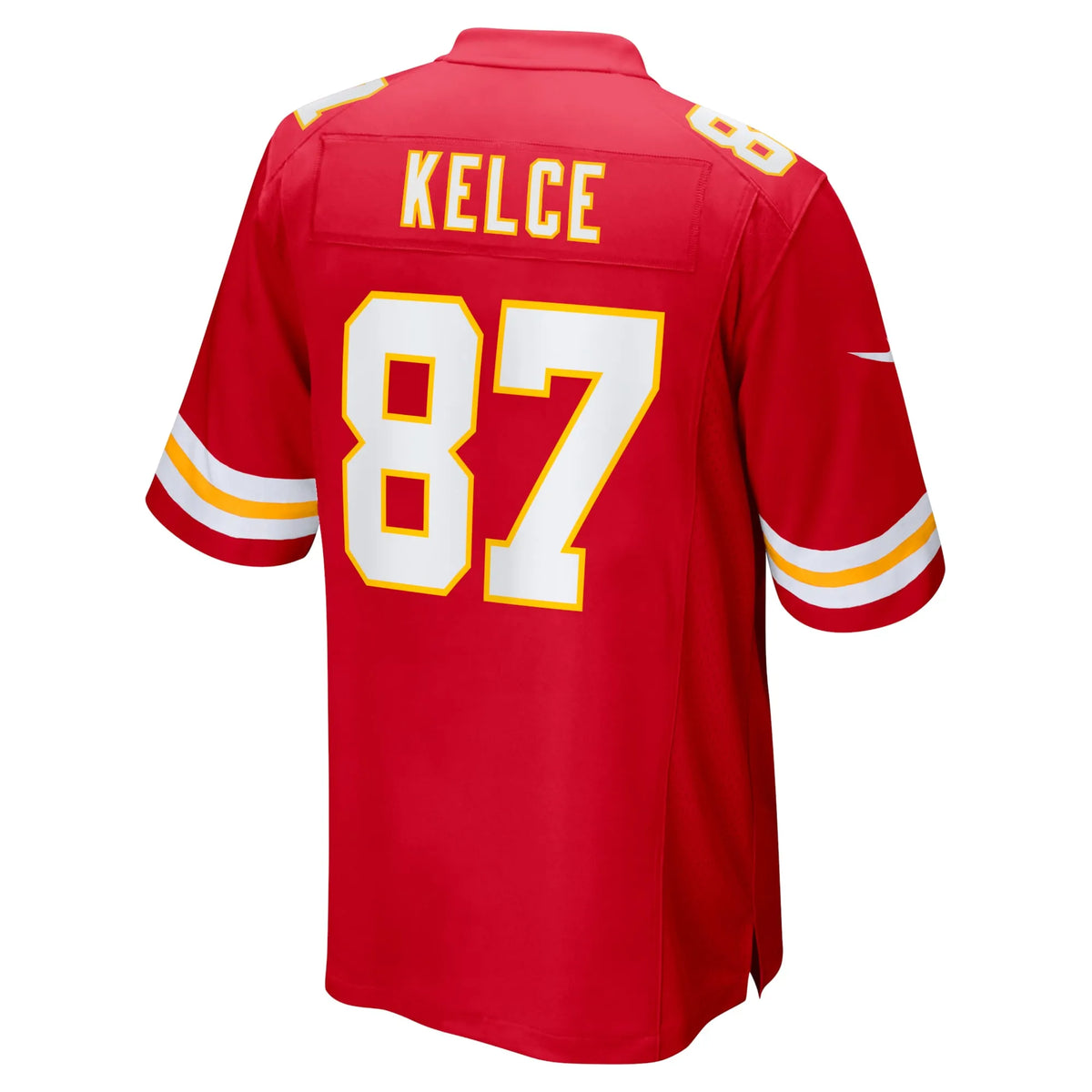 Travis Kelce Kansas City Chiefs Super Bowl LVII Patch Game Jersey - Red