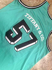 Co. x SPALDING x Mitchell & Ness three-party collaboration Green 57 MN