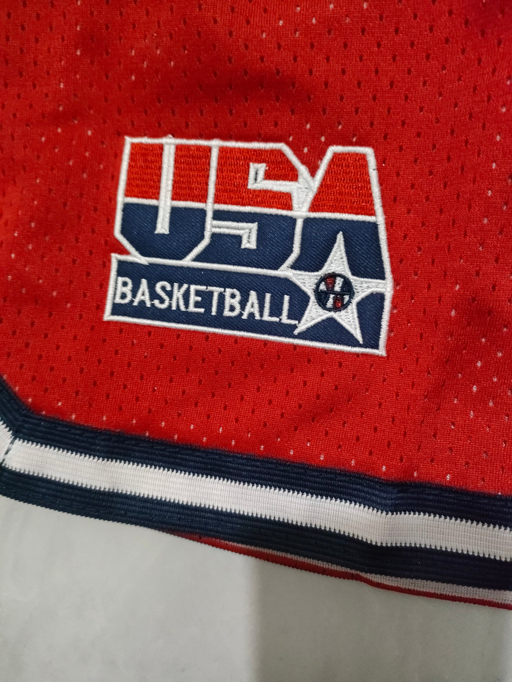 American Olympic Red Pocket Shorts
