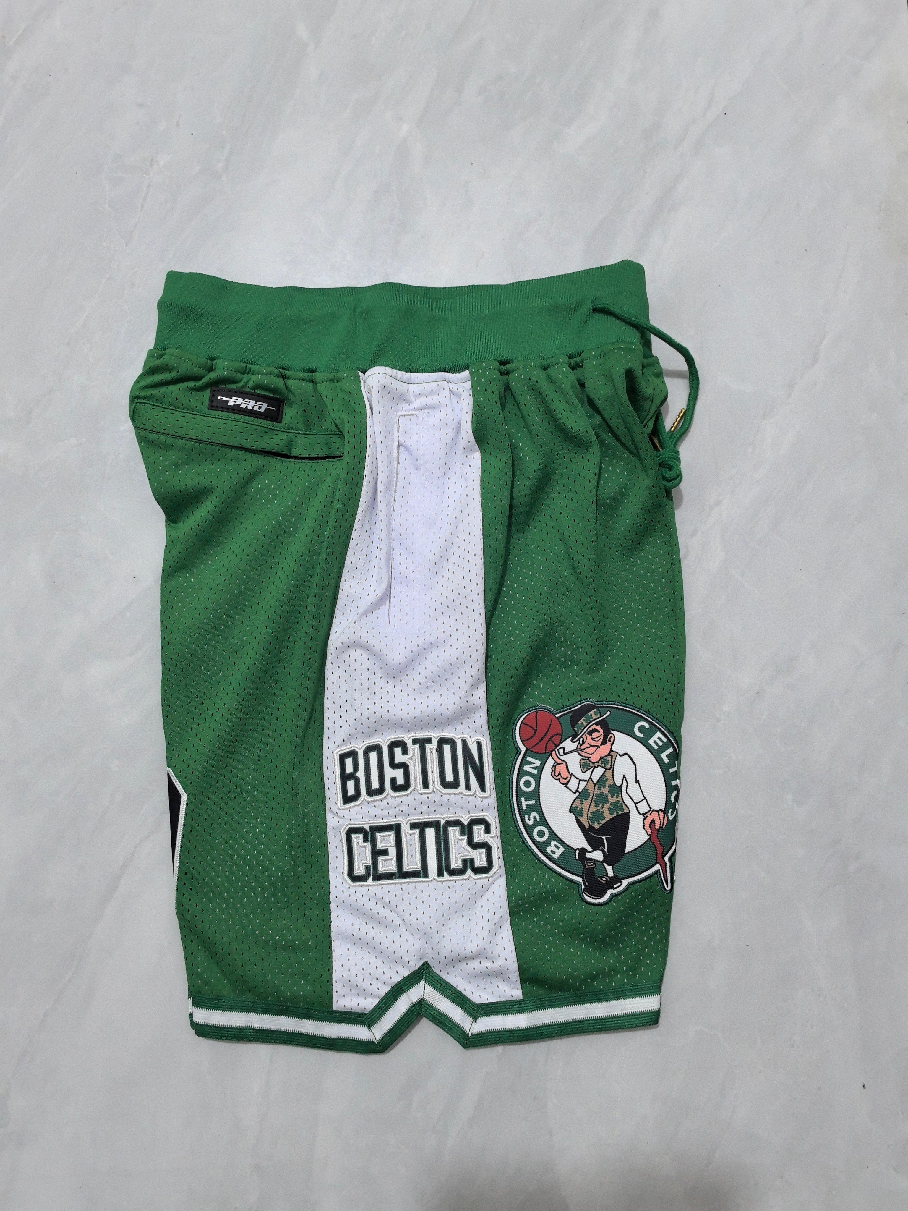 Boston Celtics Green Pocket Shorts