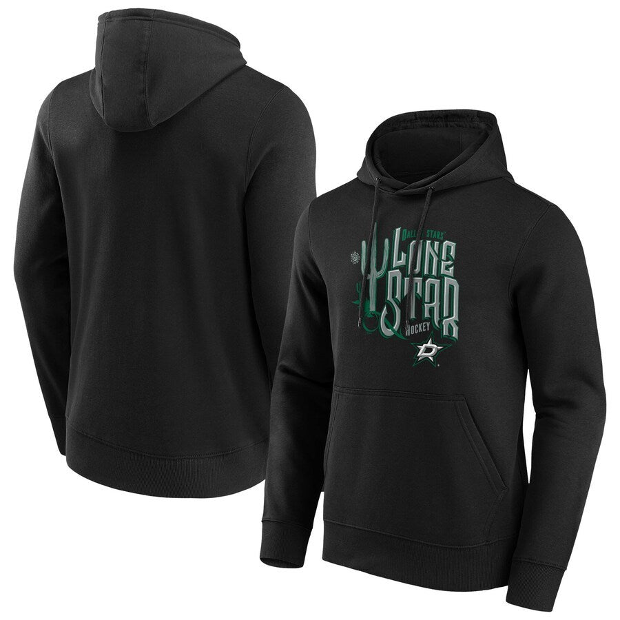 Men's Dallas Stars  Branded Hometown Graphic Hoodie - Black