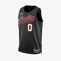 Damian Lillard Portland Trailblazers 2024 City Edition Swingman Jersey - Black