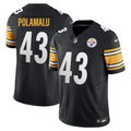 Troy Polamalu #43 Pittsburgh Steelers Black Game Jersey