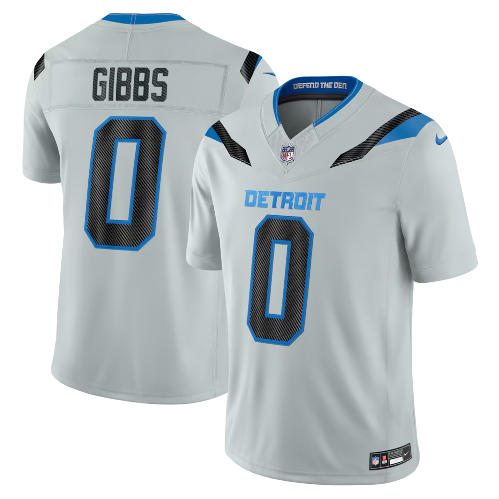 Men's Jahmyr Gibbs #0 Detroit Lions 2026 Rivalries Collection Limited Jersey