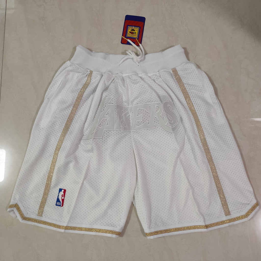 Los Angeles Lakers MVP white pocket pants