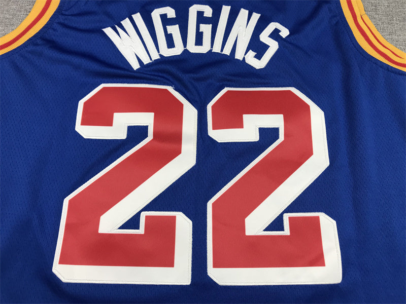 Golden State Warriors Andrew Wiggins #22 75th Anniversary City Edition Swingman Jersey — Embroidered