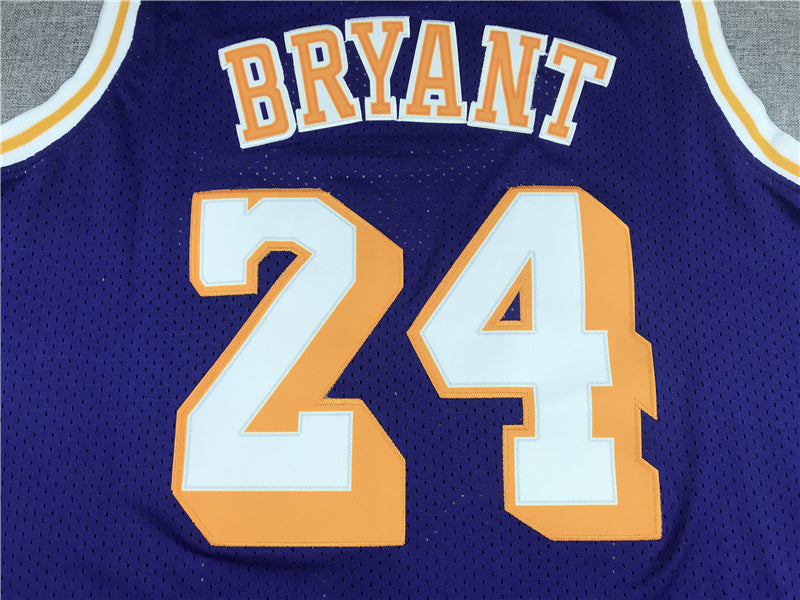 Kobe Bryant #24 Los Angeles Lakers 2007-08 Throwback Embroidered Jersey