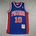 Detroit Pistons Dennis Rodman #10 1988/89 Throwback — Embroidered