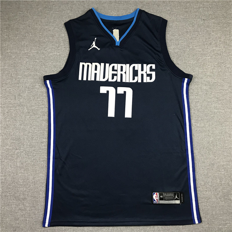 Dallas Mavericks Luka Doncic #77 City Edition Swingman Jersey — Embroidered