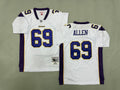 Mens Jared Allen#69 white Minnesota Vikings Vintage Throwback Jersey