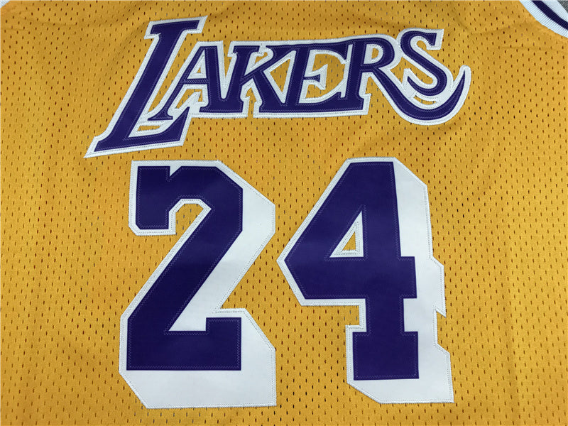 Kobe Bryant #24 Los Angeles Lakers 2007-08 Throwback Embroidered Jersey
