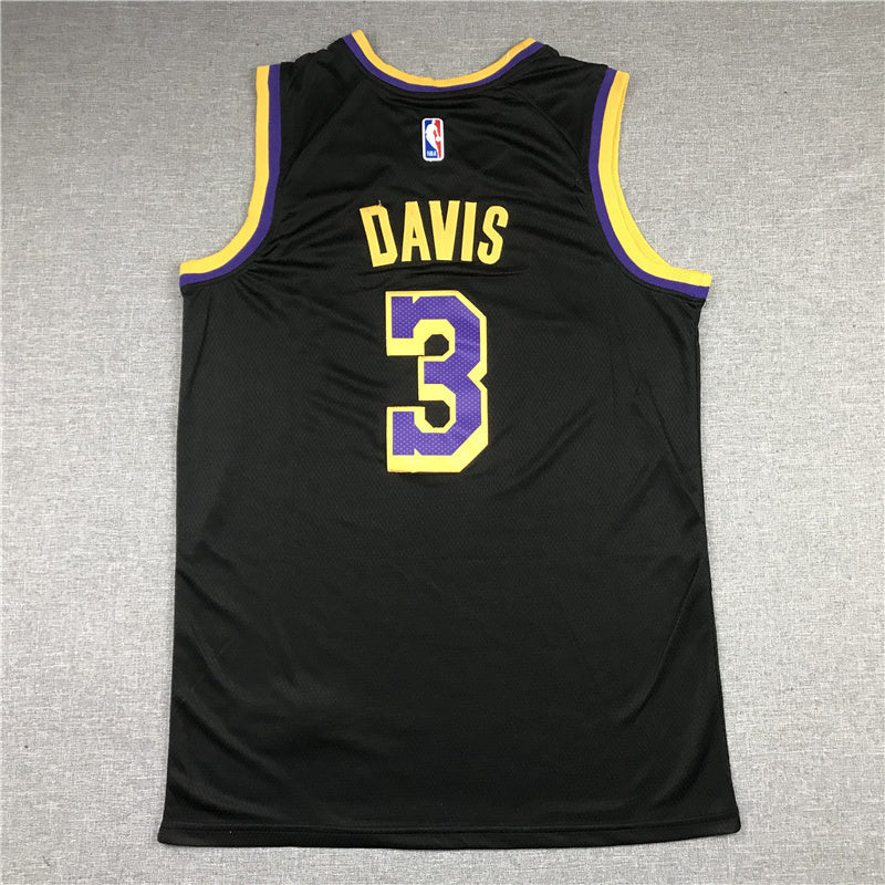 Anthony Davis #3 Los Angeles Lakers City Edition Swingman Jersey — Embroidered