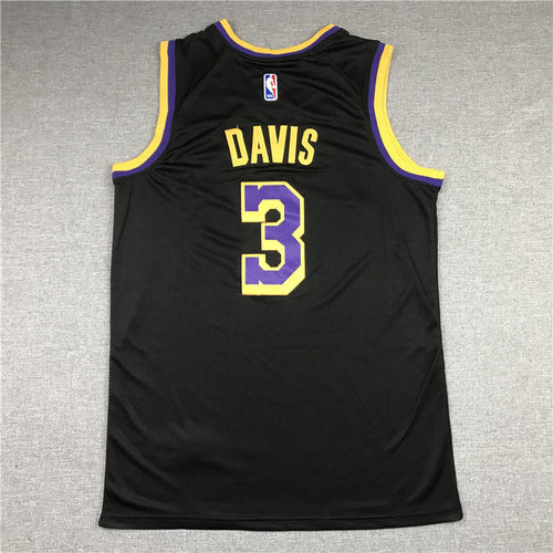 Anthony Davis #3 Los Angeles Lakers City Edition Swingman Jersey — Embroidered