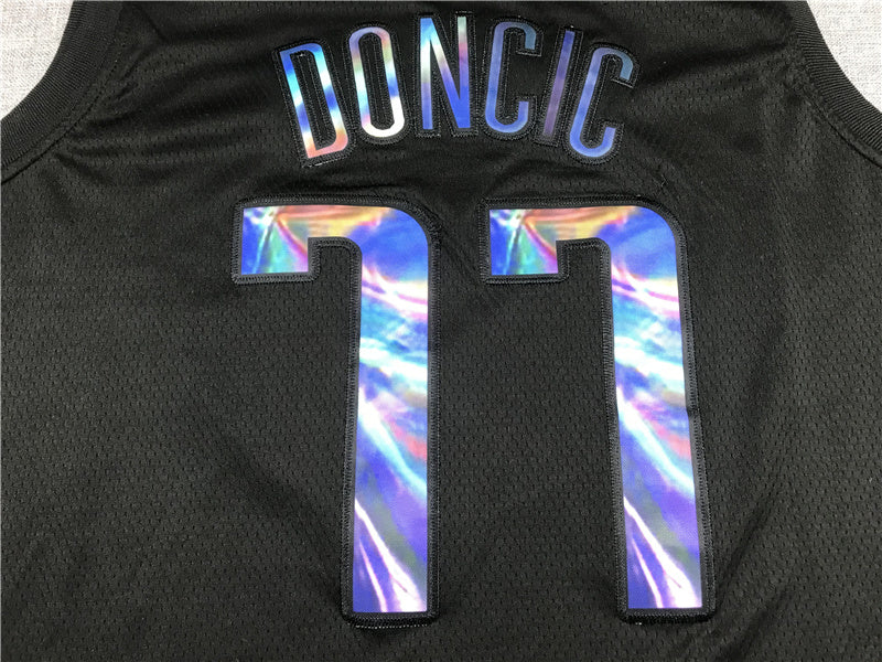 Dallas Mavericks Luka Doncic #77 City Edition Swingman Jersey — Embroidered