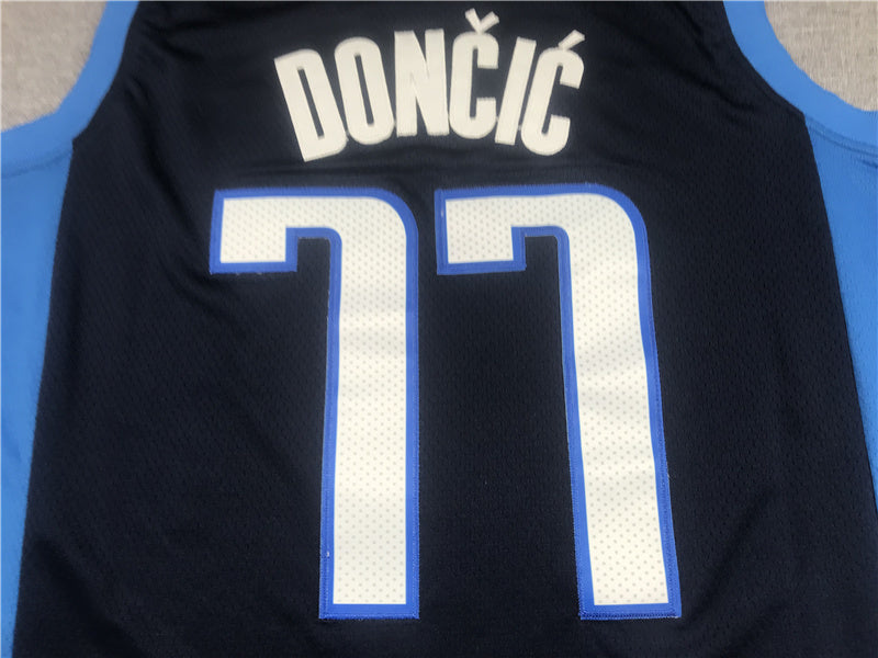 Dallas Mavericks Luka Doncic #77 City Edition Swingman Jersey — Embroidered