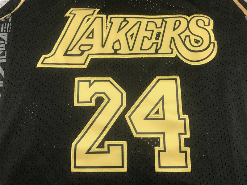 Kobe Bryant #24 Los Angeles Lakers City Edition Swingman Jersey - Embroidered