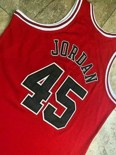 Michael Jordan #45 Chicago Bulls Throwback Jersey