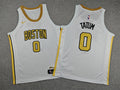 Youth Jayson Tatum Boston Celtics #0 Embroidered Jersey