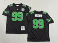 Mens Jerome Brown#99 black Philadelphia Eagles Vintage Throwback Jersey