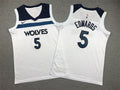 Youth Anthony Edwards Minnesota Timberwolves #5 Association Edition Embroidered Jersey