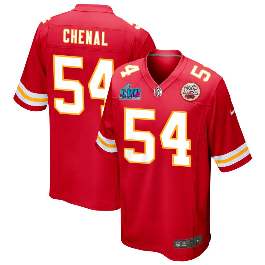 Leo Chenal Kansas City Chiefs Nike Super Bowl LVII Game Jersey - Red