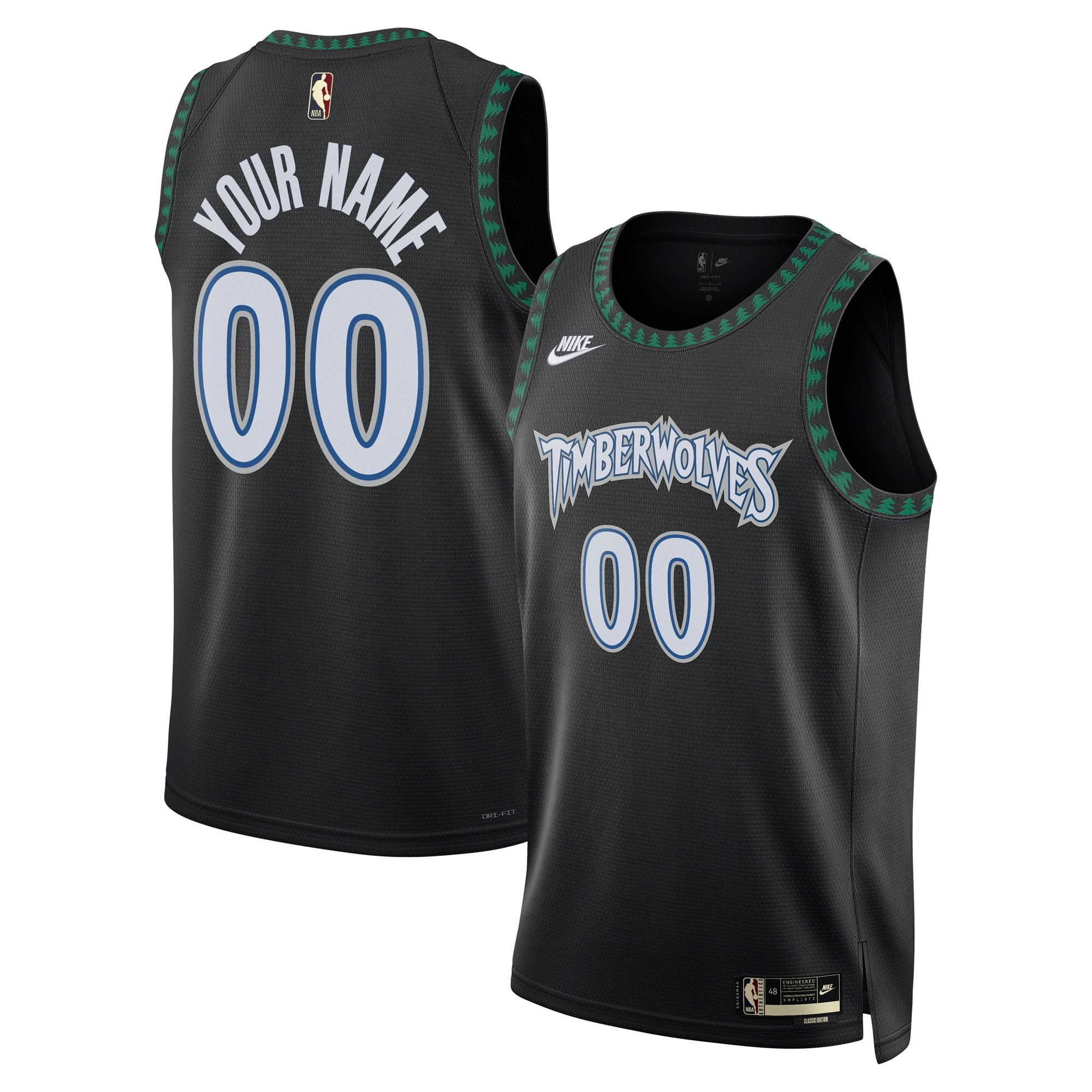 Custom Minnesota Timberwolves Jersey