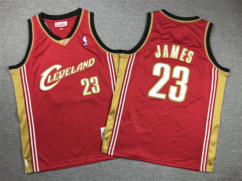 Youth LeBron James Cleveland Cavaliers #23 Embroidered  Jersey