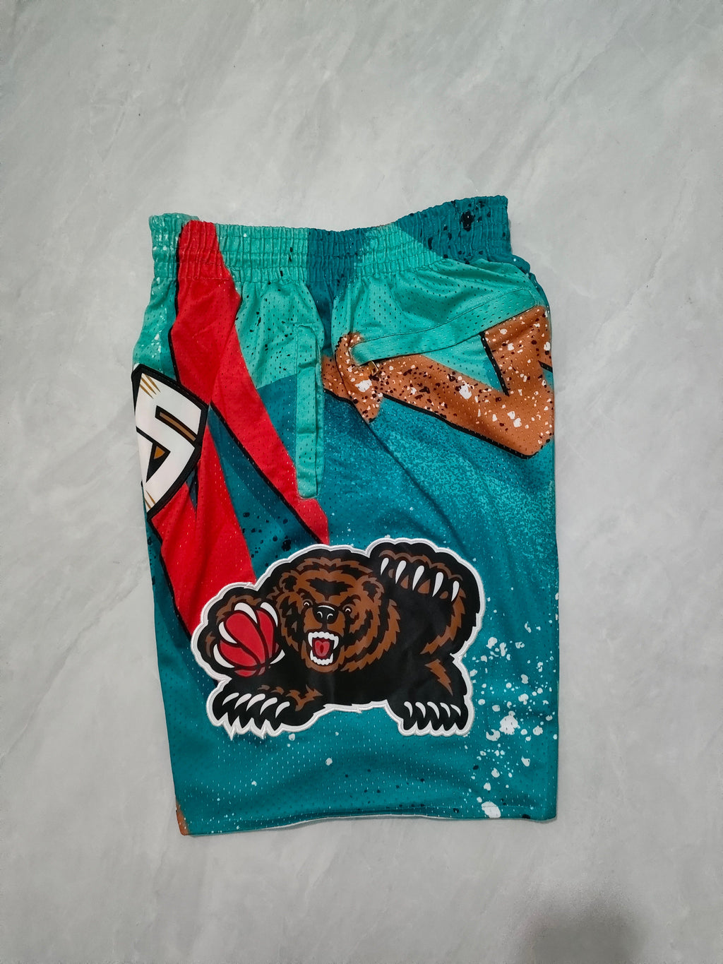 Vancouver Grizzlies Green Swingman Pocket Shorts