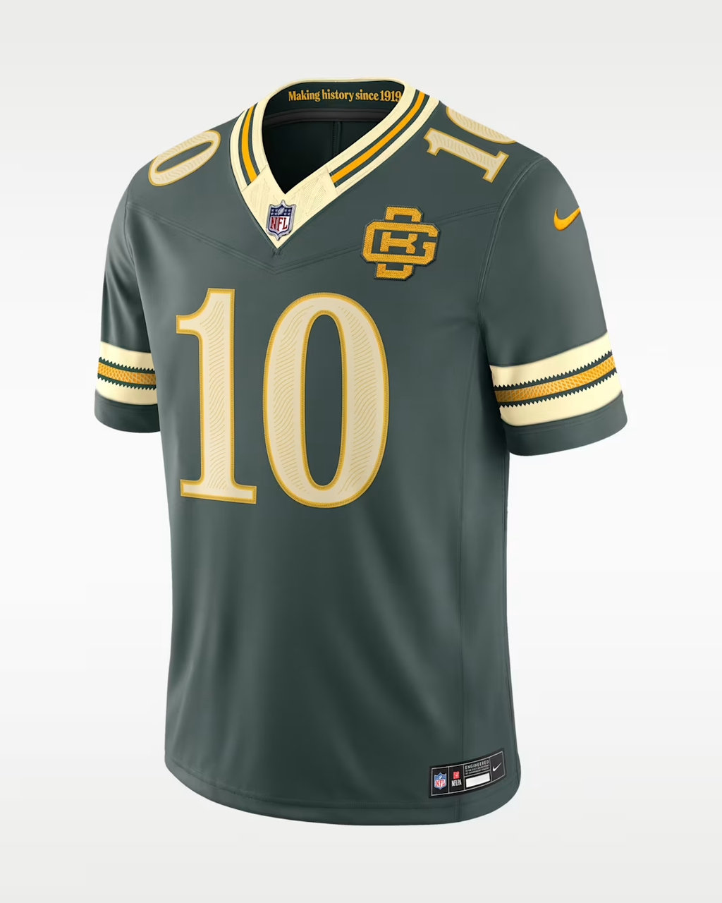 Men's Jordan Love #10 Green Bay Packers Rivalries Collection Limited Jersey